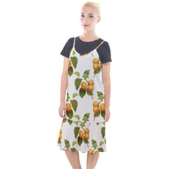 Apricot Fruit Vintage Art Camis Fishtail Dress by Pakrebo