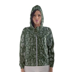 Tropical Pattern Hooded Windbreaker (women) by Valentinaart