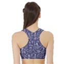 Tropical pattern Sports Bra with Border View2