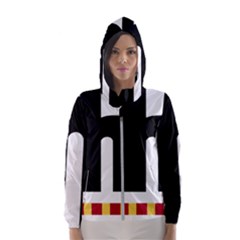 Logo Of Chunta Aragonesista Hooded Windbreaker (women) by abbeyz71