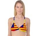 Flag of Estado Aragonés Reversible Tri Bikini Top View3