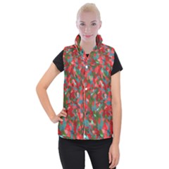 Redness Women s Button Up Vest by artifiart