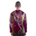 Purple Flower with Shine Hooded Windbreaker (Men) View2