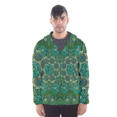 Stars Shining Over The Brightest Star In Lucky Starshine Hooded Windbreaker (men) by pepitasart