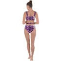 Amethyst purple violet Geode Slice Bandaged Up Bikini Set  View2