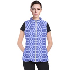 A Hexagonal Pattern Women s Puffer Vest by Pakrebo