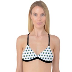 Apu Apustaja With Banana Phone Wall Eyed Pepe The Frog Pattern Kekistan Reversible Tri Bikini Top by snek