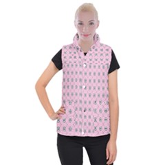 Kekistan Logo Pattern On Pink Background Women s Button Up Vest by snek