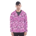 Pink Camouflage Army Military Girl Hooded Windbreaker (Men) View1