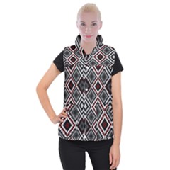 Native American Pattern Women s Button Up Vest by Valentinaart