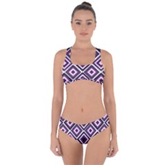 Native American Pattern Criss Cross Bikini Set by Valentinaart