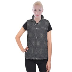 Background Star Pattern Women s Button Up Vest by Alisyart