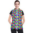 Colorful Prismatic Rainbow Women s Puffer Vest View1