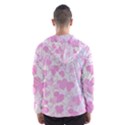 Valentine Background Hearts Bokeh Hooded Windbreaker (Men) View2