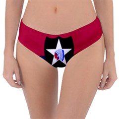 Flag Of United States Army 2nd Infantry Division Reversible Classic Bikini Bottoms by abbeyz71