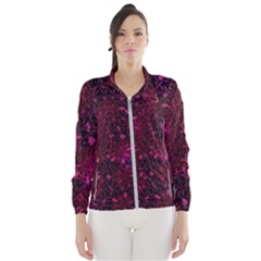 Retro Flower Pattern Design Batik Windbreaker (women) by Pakrebo