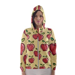 Healthy Apple Fruit Hooded Windbreaker (women) by Alisyart