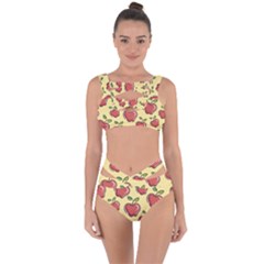 Healthy Apple Fruit Bandaged Up Bikini Set  by Alisyart