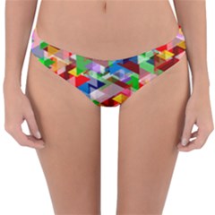 Background Triangle Rainbow Reversible Hipster Bikini Bottoms by Mariart