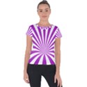 Background Whirl Wallpaper Short Sleeve Sports Top  View1