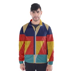 Form Abstract Modern Color Windbreaker (men) by AnjaniArt