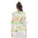 Flowers Leaf Stripe Pattern Hooded Windbreaker (Women) View2