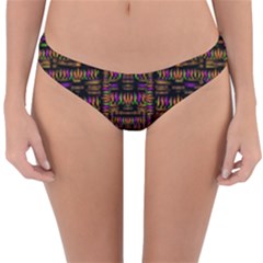 Surrounded By  Ornate  Loved Candle Lights In Starshine Reversible Hipster Bikini Bottoms by pepitasart