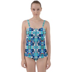 Ml-6 Twist Front Tankini Set by ArtworkByPatrick