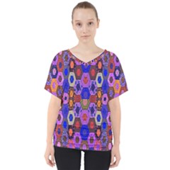 Ml 3-8 V-neck Dolman Drape Top by ArtworkByPatrick