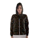 Love My Leggings And Top Ornate Pop Art`s Collage Hooded Windbreaker (Women) View1