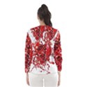 Red Pomegranate Fried Fruit Juice Hooded Windbreaker (Women) View2