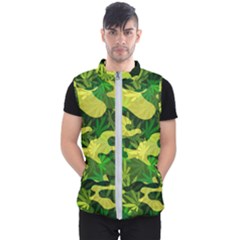 Marijuana Camouflage Cannabis Drug Men s Puffer Vest by Pakrebo