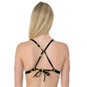 French Navy Golden Anchor Symbol Reversible Tri Bikini Top View4