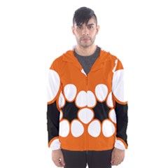 Flag Map Of Northern Territory Hooded Windbreaker (men) by abbeyz71