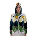 Tropical Birds Hooded Windbreaker (Women) View1