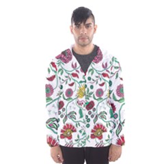 Flowers Garden Tropical Plant Hooded Windbreaker (men) by Pakrebo