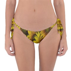 Surreal Sunflowers Reversible Bikini Bottom by retrotoomoderndesigns