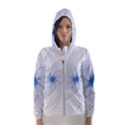 Spirograph Pattern Geometric Hooded Windbreaker (Women) View1