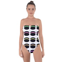 Cookies Moon Pies Tie Back One Piece Swimsuit by Alisyart