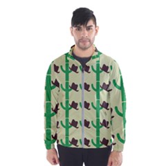 Cowboy Hat Cactus Windbreaker (men) by Alisyart