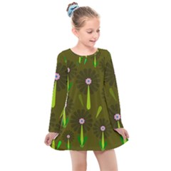 Zappwaits Kids  Long Sleeve Dress by zappwaits