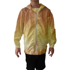 Autumn Leaf Maple Polygonal Hooded Windbreaker (kids) by Alisyart