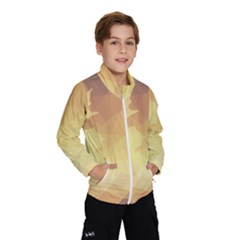 Autumn Leaf Maple Polygonal Windbreaker (kids) by Alisyart