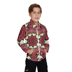 Farbenpracht Kaleidoscope Arts Windbreaker (kids) by Pakrebo