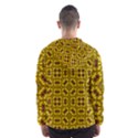 Tile Background Image Graphic Yellow Hooded Windbreaker (Men) View2