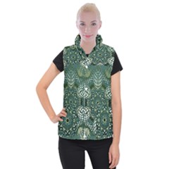 Background Image Decoration Women s Button Up Vest by Pakrebo