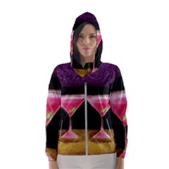 Cosmo Cocktails Hooded Windbreaker (women) by StarvingArtisan