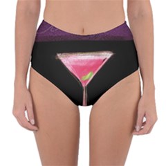 Cosmo Cocktails Reversible High-waist Bikini Bottoms by StarvingArtisan