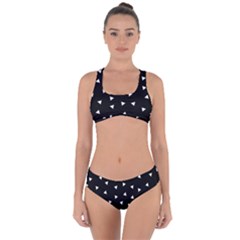 Geometric Pattern Criss Cross Bikini Set by Valentinaart