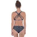 XO Valentines day pattern Criss Cross Bikini Set View2